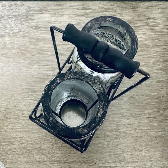 Farmhouse Metallic Mirrored Mason Jar Candle Holders Set - Picture 4 of 4